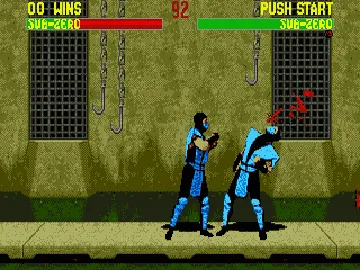 Mortal Kombat II (World) screen shot game playing
